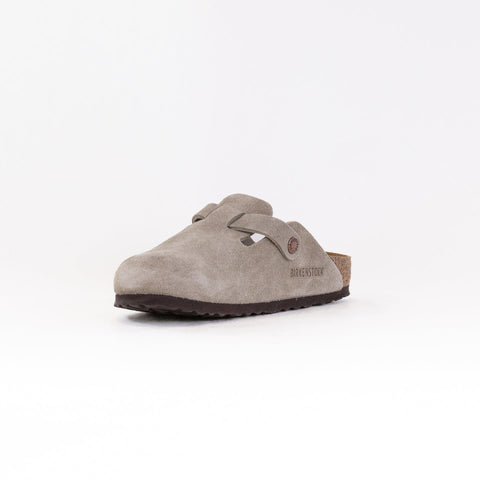 Birkenstock Boston Soft Footbed (Unisex) – Veloursleder Taupe